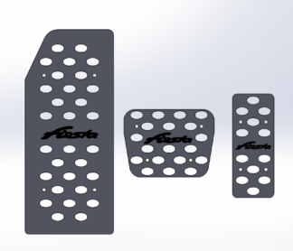 Накладки на педали Ford Fiesta Mark 7