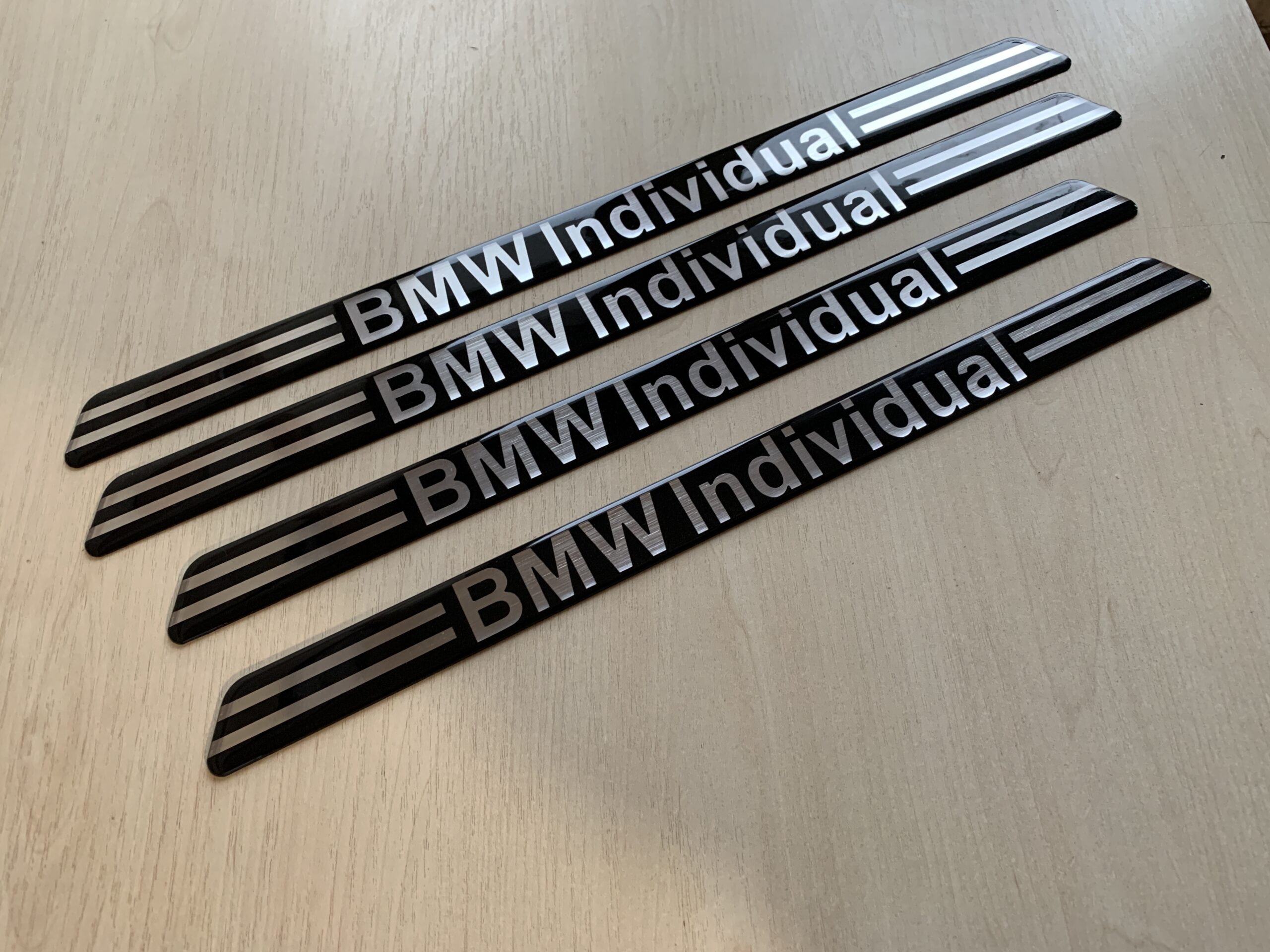 Накладки на порги individual BMW e38 Long