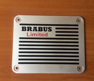 Коврик подпятник Mercedes Brabus limited Red