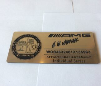 Табличка Mersedes AMG c WIN Под заказ