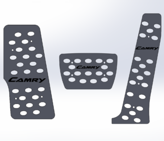 Накладки на педали Toyota Camry XV70