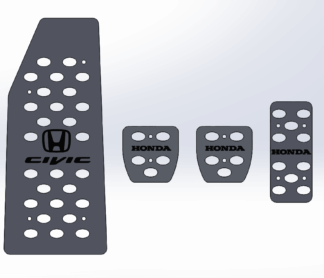 Накладки на педали Honda Civic 9
